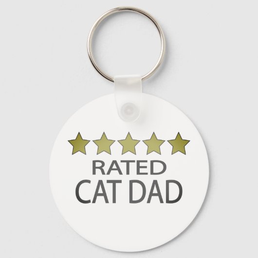 Fünf-Sterne-Cat-Vater Schlüsselanhänger (Vorderseite)