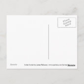 Fünf-Sterne-Fraktal 2 Postkarte (Rückseite)