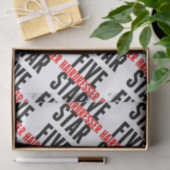 Fünf-Sterne-Friseur Seidenpapier (Geschenk)