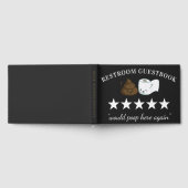 Fünf Sterne | Funny Bathroom Guest Book Gästebuch (Voll)