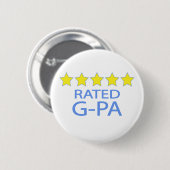 Fünf Sterne G-Pa Button (Vorne & Hinten)