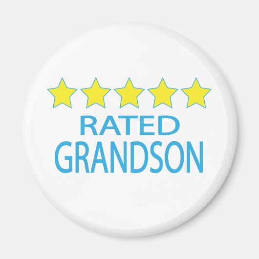 Fünf Sterne Grandson Magnet (Vorne)