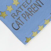 Fünf-Sterne-Katze Fleecedecke (Ecke)