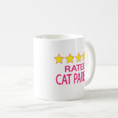 Fünf-Sterne-Katze Kaffeetasse (VorderseiteRechts)