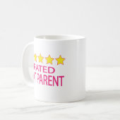 Fünf-Sterne-Katze Kaffeetasse (Vorderseite Links)