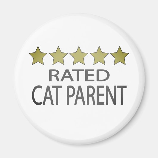 Fünf-Sterne-Katzeneltern Magnet (Vorne)