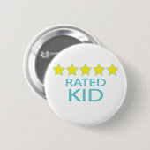 Fünf-Sterne-Kind Button (Vorne & Hinten)