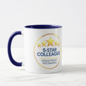 Fünf-Sterne-Kollegin, Workmate Gift, Review Tasse (Links)