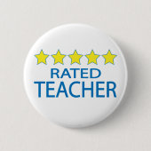 Fünf-Sterne-Lehrer Button (Vorderseite)