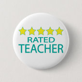 Fünf-Sterne-Lehrer Button (Vorderseite)