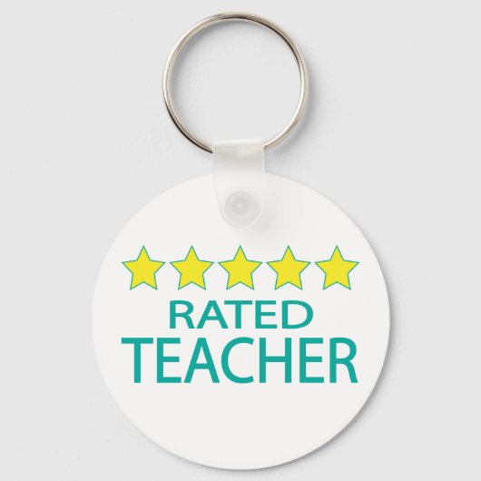 Fünf-Sterne-Lehrer Schlüsselanhänger (Vorderseite)