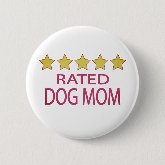 Fünf-Sterne-Mama Button (Vorderseite)