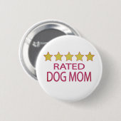 Fünf-Sterne-Mama Button (Vorne & Hinten)
