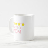 Fünf-Sterne-Mama Kaffeetasse (Vorderseite Links)