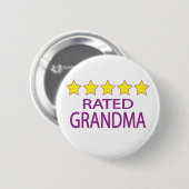 Fünf-Sterne-Oma Button (Vorne & Hinten)