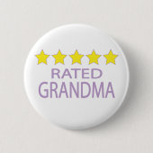 Fünf-Sterne-Oma Button (Vorderseite)