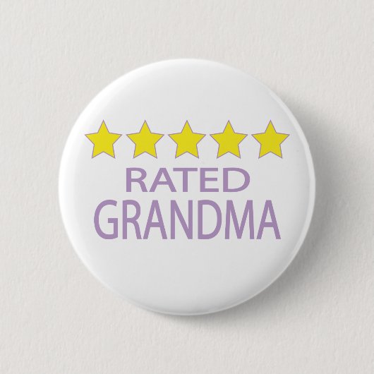 Fünf-Sterne-Oma Button (Vorderseite)