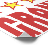 Fünf-Sterne-Oma Poster (Ecke)