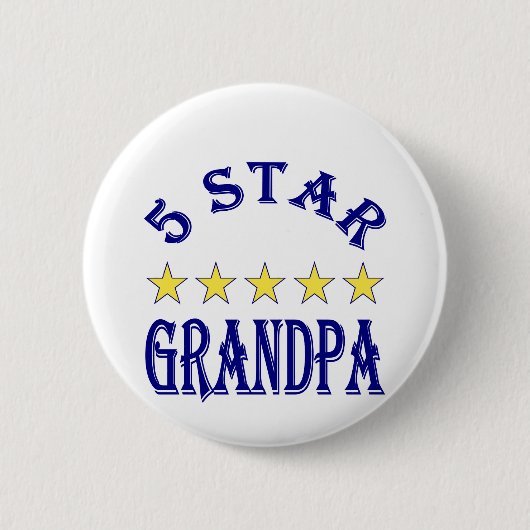 Fünf-Sterne-Opa Button (Vorderseite)