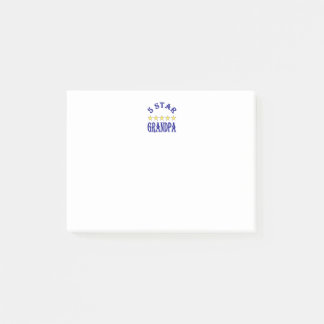 Fünf-Sterne-Opa Post-it Klebezettel