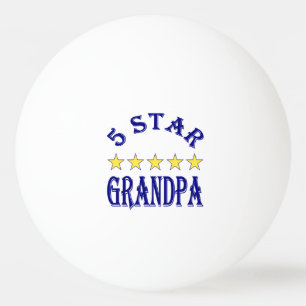 Fünf-Sterne-Opa Tischtennisball