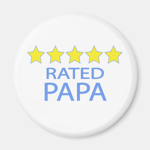Fünf-Sterne-Papa Magnet