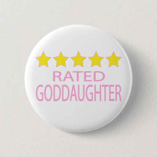 Fünf-Sterne-Patentochter Button (Vorderseite)