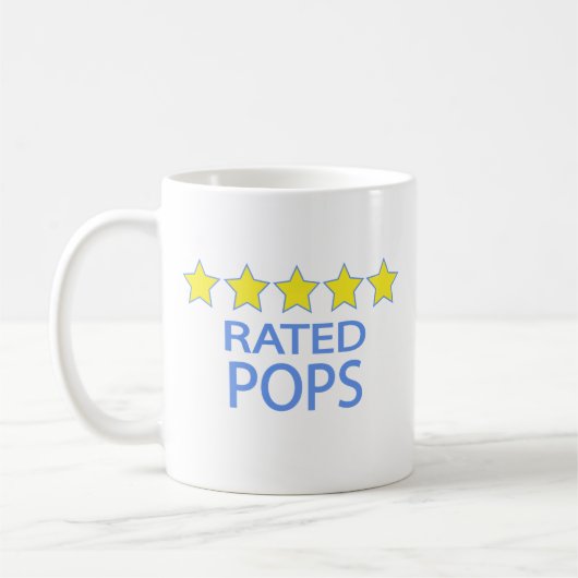 Fünf-Sterne-Pop Kaffeetasse (Links)