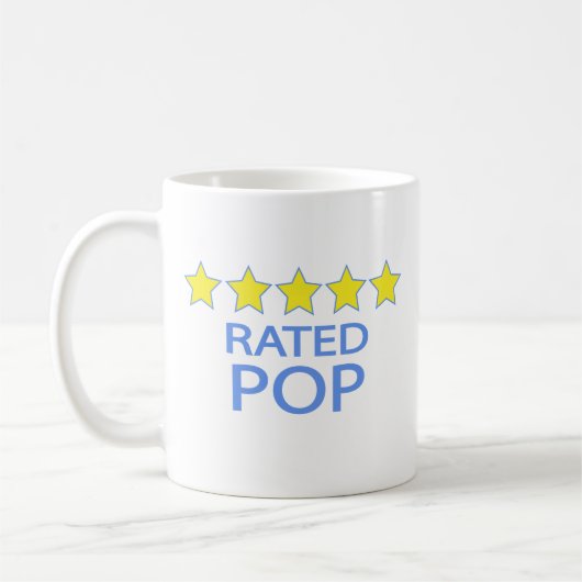 Fünf-Sterne-Pop Kaffeetasse (Links)