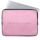 Fünf-Sterne-Queen-Laptop-Case Laptopschutzhülle (Vorderseite)