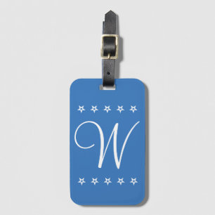 Fünf-Sterne-Stil Monogramm Gepäckanhänger
