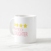 Fünf-Sterne-Tochter Kaffeetasse (Vorderseite Links)