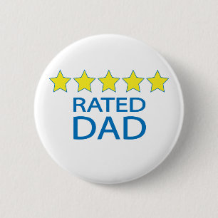 Fünf-Sterne-Vater Button