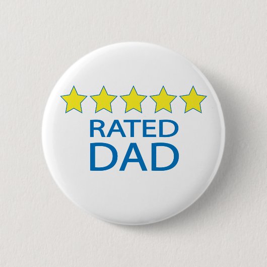 Fünf-Sterne-Vater Button (Vorderseite)