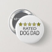 Fünf-Sterne-Vater Button (Vorne & Hinten)