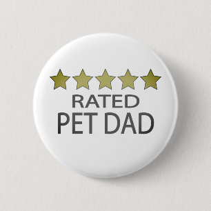 Fünf-Sterne-Vater Button