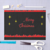 Fünf Sterne Weihnachten Seidenpapier (Handwerk)