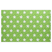 Fünf Sternenmuster auf grünem Hintergrund Stoff (Fat Quarter (45,7 x 55,9 cm))