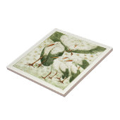 Fünf Storchen in einer Viktorianischen Kunst der W Fliese (Seite)