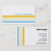 Fünf Streifen - Farben 02 Visitenkarte (Vorne/Hinten)