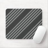 Fünf Streifen, grau und kohlefrei Mousepad (Mit Mouse)
