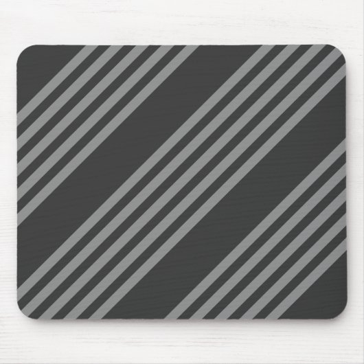 Fünf Streifen, grau und kohlefrei Mousepad (Vorne)