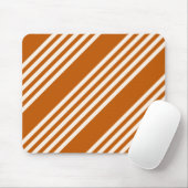 Fünf Streifen in Beige und Orange Mousepad (Mit Mouse)