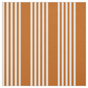 Fünf Streifen in Beige und Orange Stoff