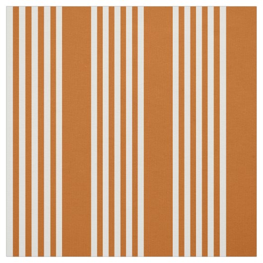 Fünf Streifen in Beige und Orange Stoff (Muster)