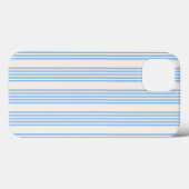 Fünf Streifen in Blau und Beige Case-Mate iPhone Hülle (Rückseite (Horizontal))