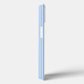 Fünf Streifen in Blau und Beige Case-Mate iPhone Hülle (Rückseite / Rechts)