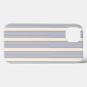 Fünf Streifen in Blau und Beige Case-Mate iPhone Hülle (Rückseite (Horizontal))