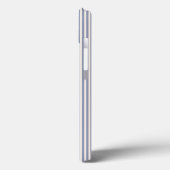 Fünf Streifen in Blau und Beige Case-Mate iPhone Hülle (Rückseite / Links)