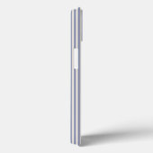 Fünf Streifen in Blau und Beige Case-Mate iPhone Hülle (Rückseite / Rechts)